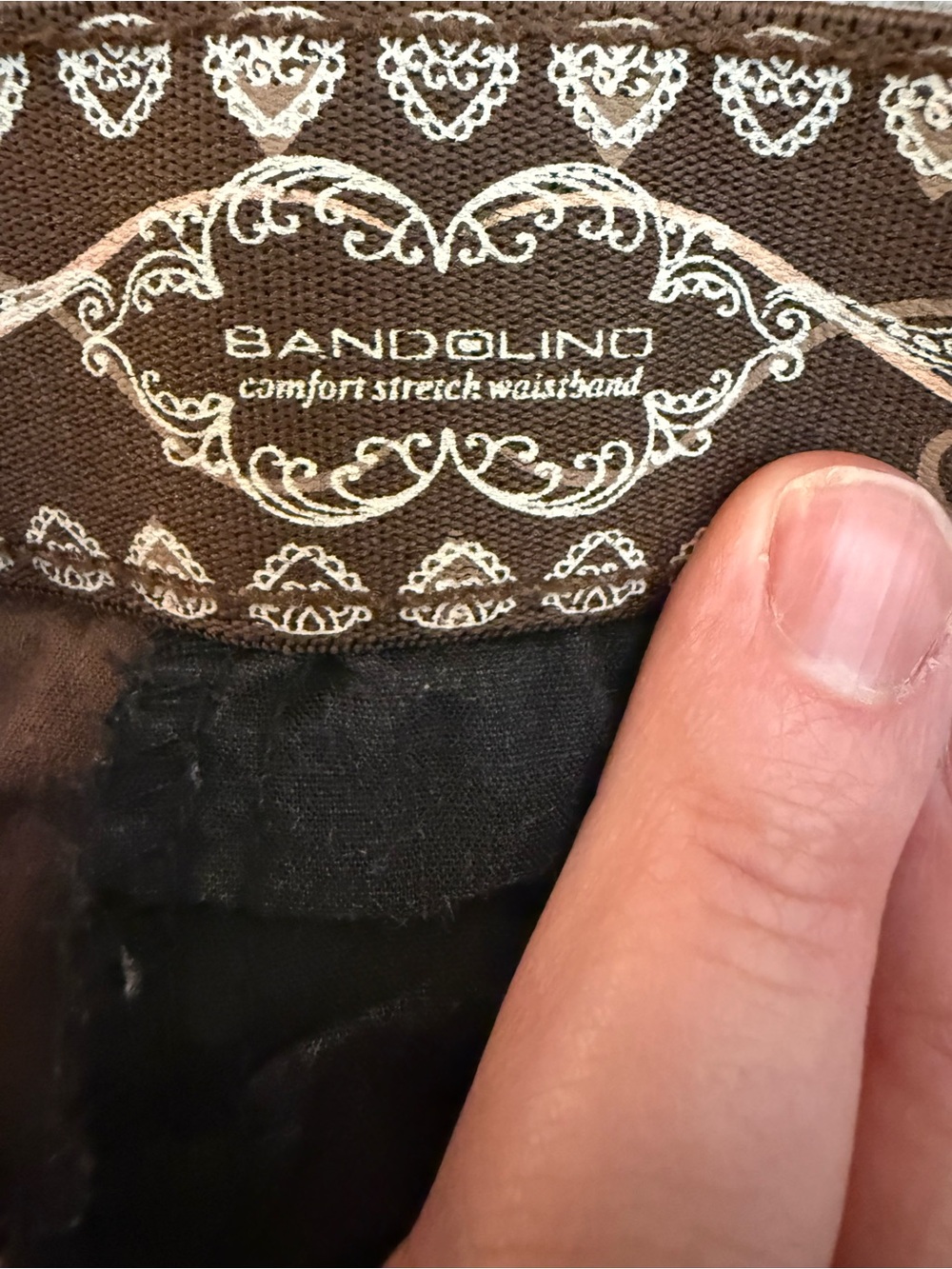 Bandolino Brown Straight-Leg Chino Pants - Picture 7 of 9